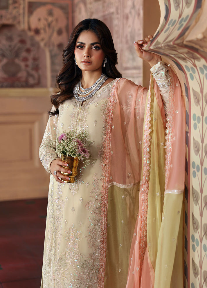 GULAAL LUXURY EMBROIDERED CHIFFON - 3 PC UNSTITCHED