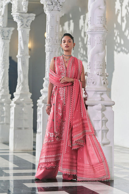 SOBIA NAZIR LUXURY EMBROIDERED COTTON - 3 PC UNSTITCHED