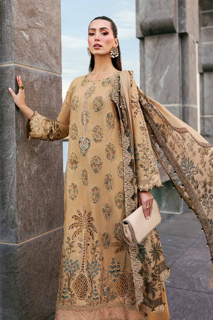 MARIA B PREMIUM EMBROIDERED LAWN - 3 PC UNSTITCHED