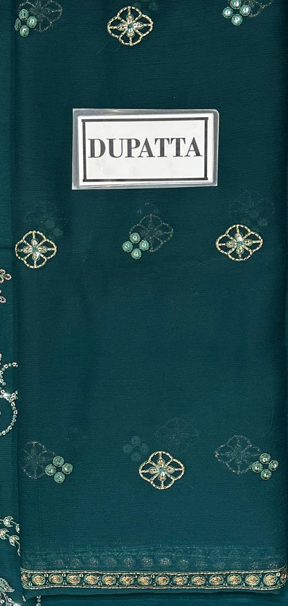 LAVISH LUXURY EMBROIDERED CHIFFON - 3 PC UNSTITCHED