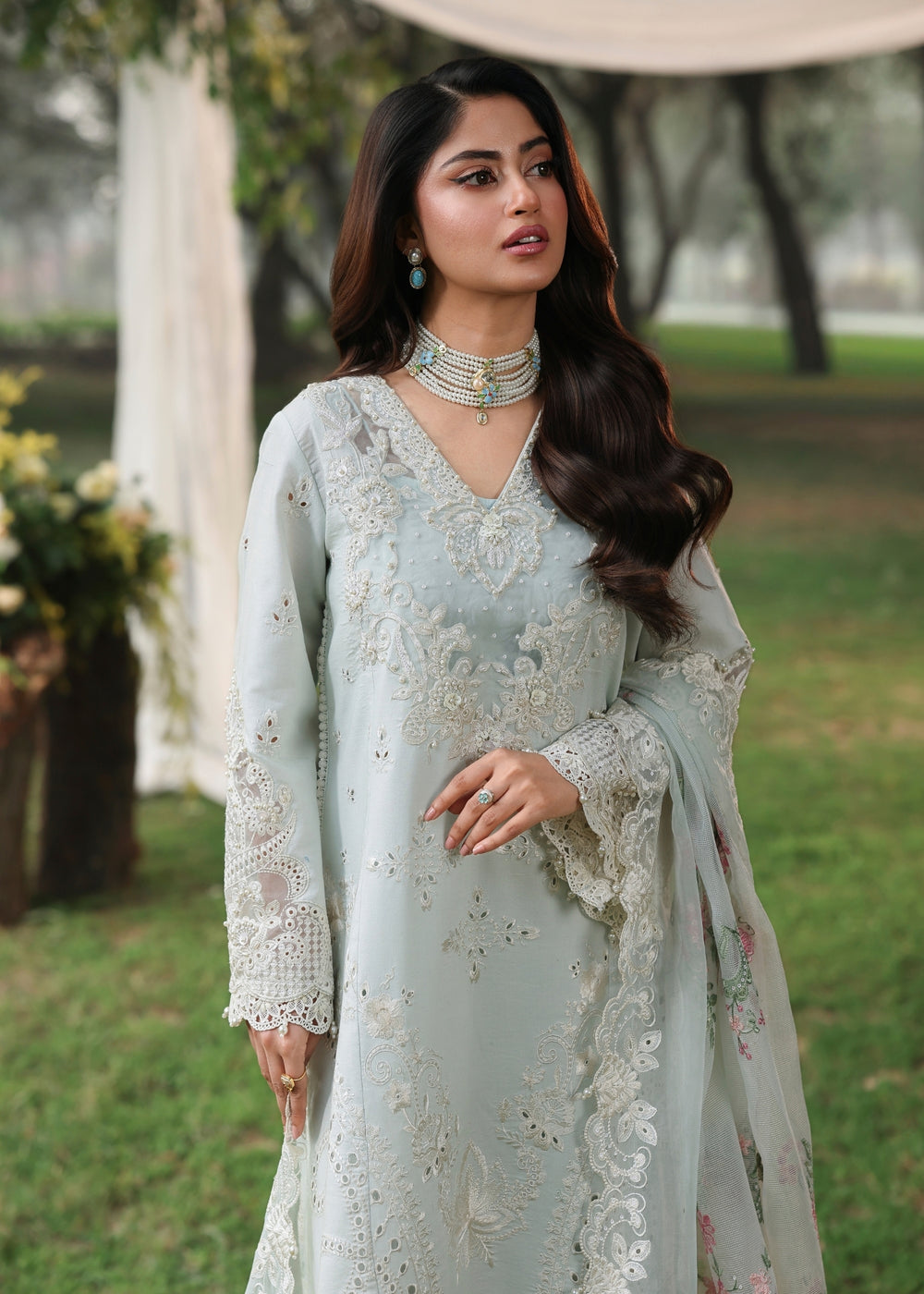 SARDINIA LUXURY EMBROIDERED LAWN - 3 PC UNSTITCHED