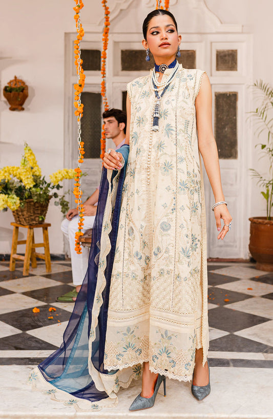 MARYAM N MARIA PREMIUM EMBROIDERED LAWN - 3 PC UNSTITCHED
