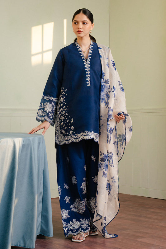 COCO BY ZARA SHAHJAHAN EMBROIDERED LAWN - 3 PC UNSTITCHED