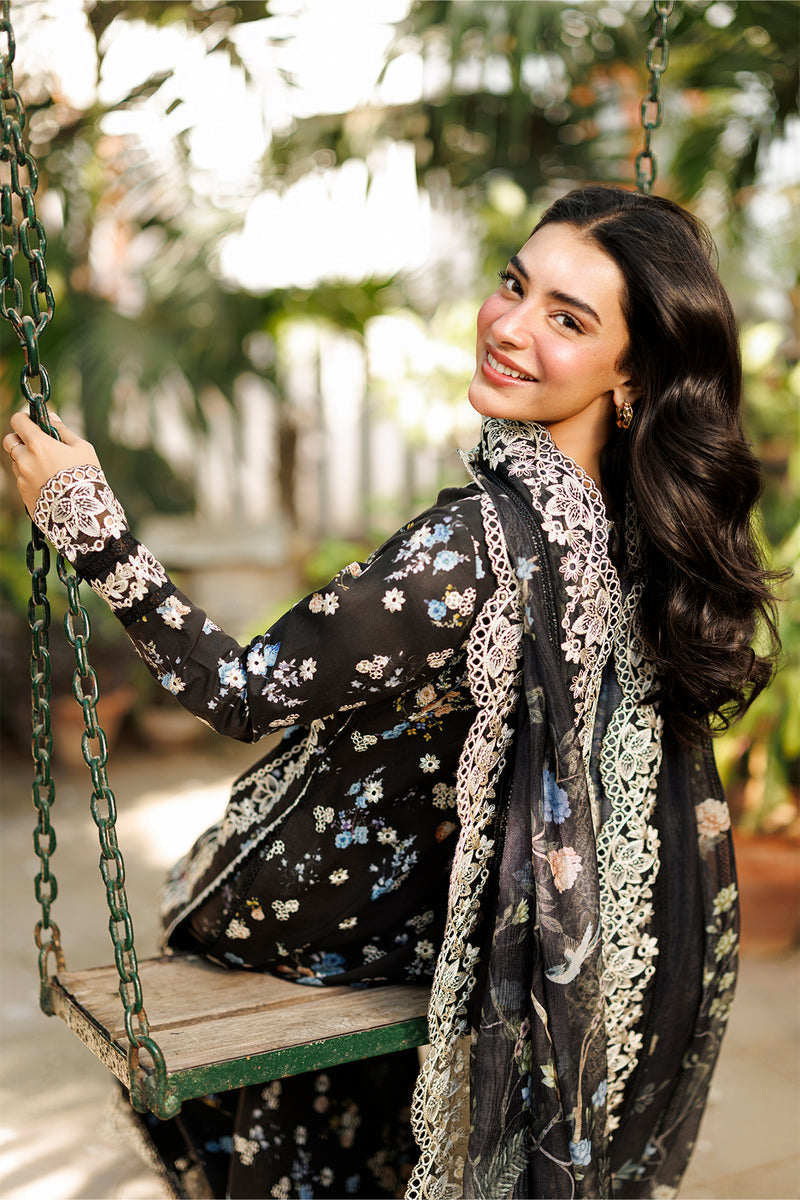 AFROZEH DIGITAL PRINTED LAWN EMBROIDERED - 3 PC UNSTITCHED