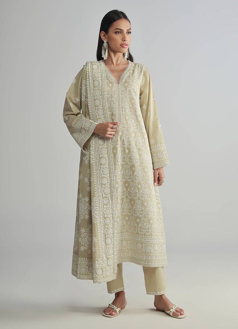 IMAGE PREMIUM BAREEZE LAWN EMBROIDERED - 3 PC UNSTITCHED