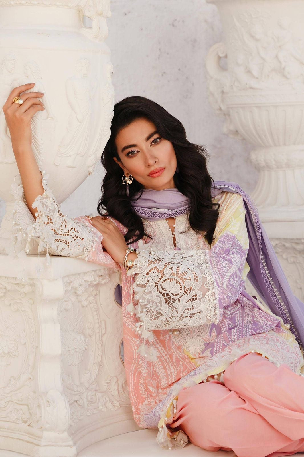 SANA SAFINAZ FORMALS EMBROIDERED LAWN - 3 PC UNSTITCHED