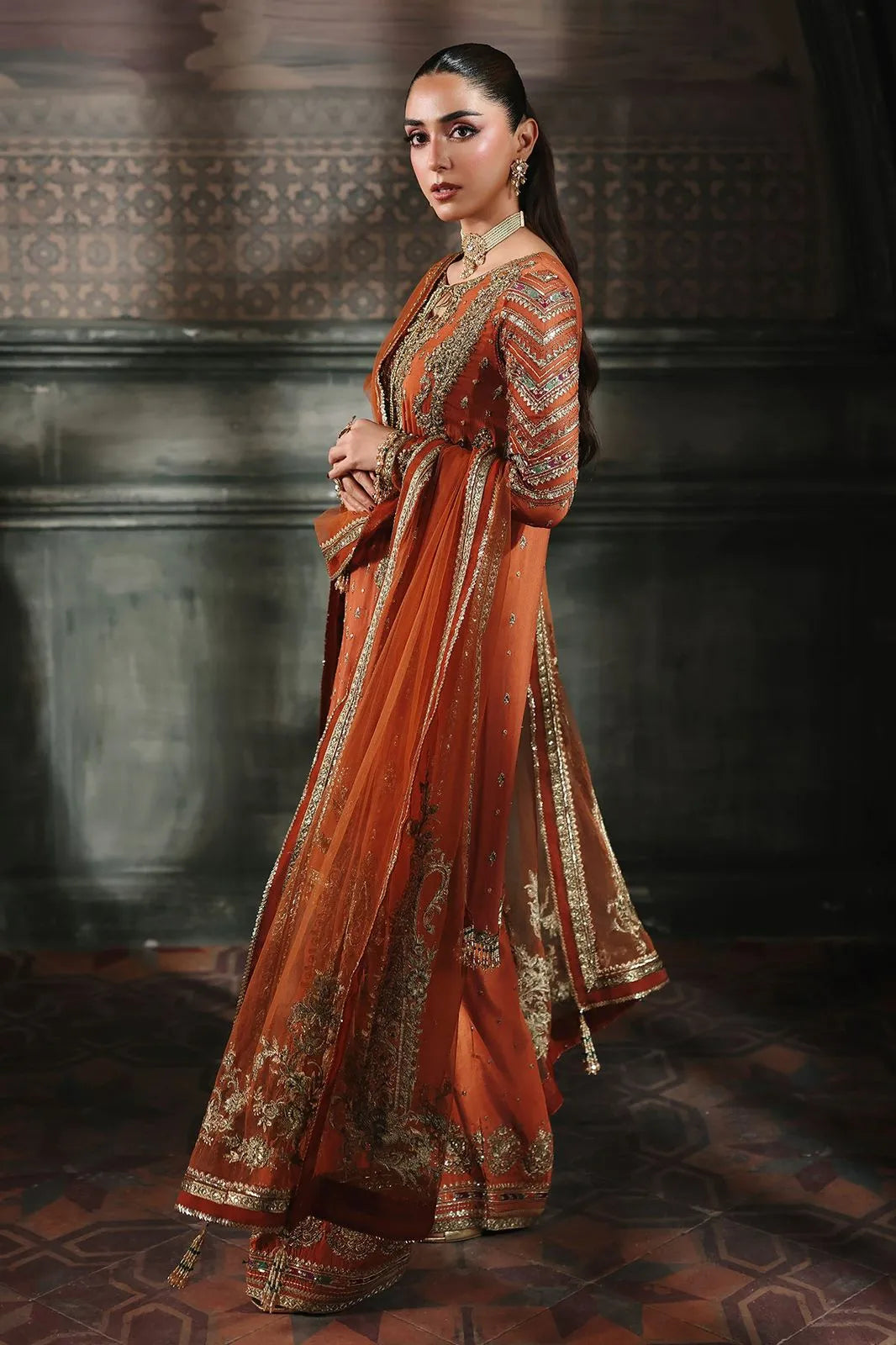 CHARIZMA DASTAN E JASHAN EMBROIDERED CHIFFON - 3 PC UNSTITCHED