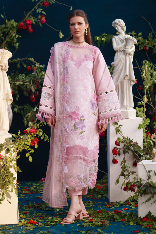 PARISHAY EMBROIDERED LAWN - 3 PC UNSTITCHED
