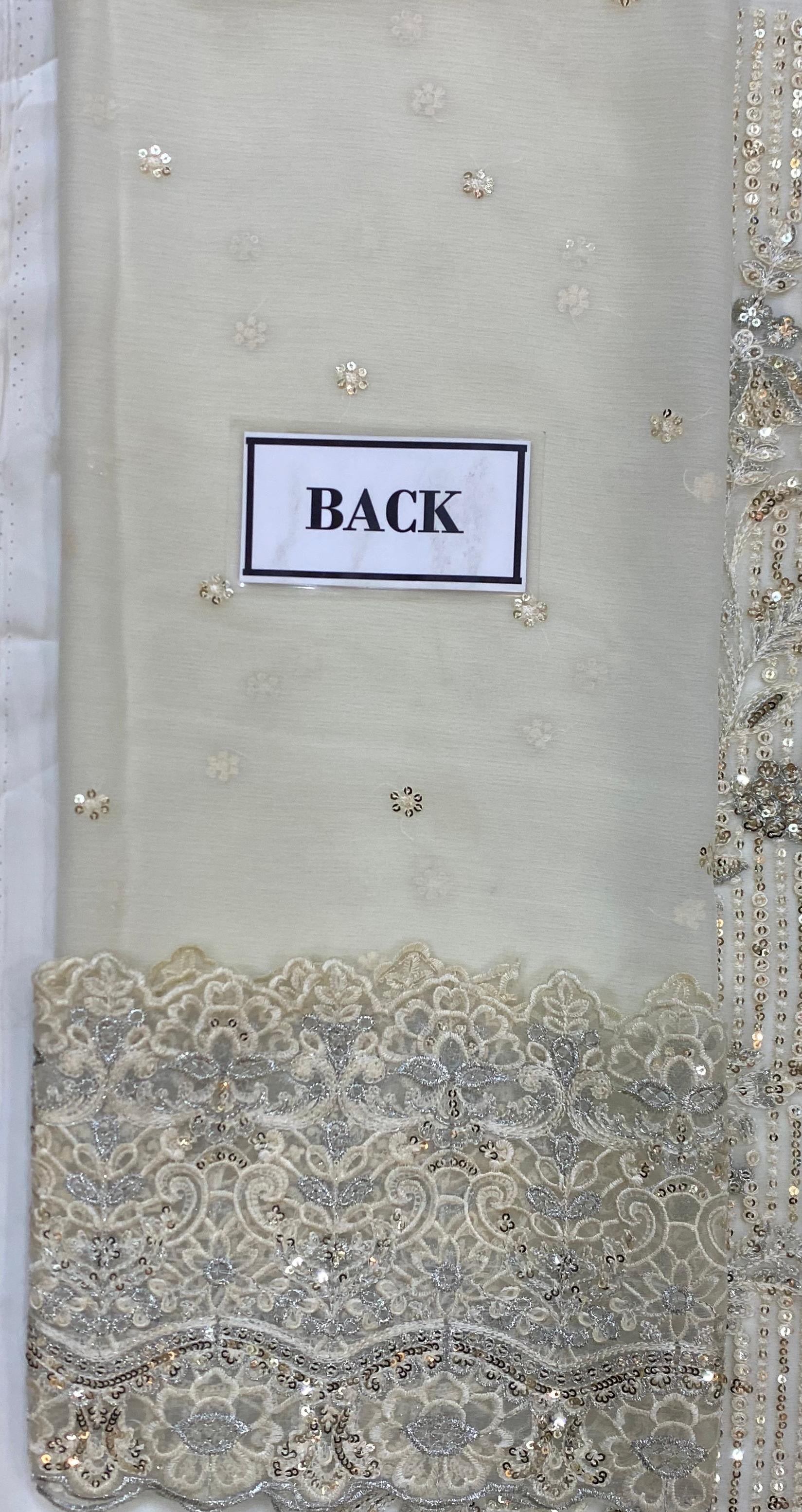 NOOR BY SADIA ASAD LUXURY EMBROIDERED CHIFFON - 3 PC UNSTITCHED