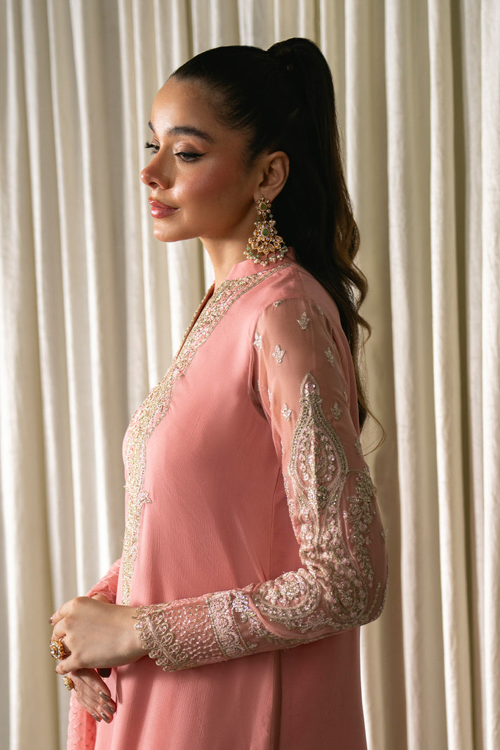 NEESAY EMBROIDERED CHIFFON - 3 PC UNSTITCHED