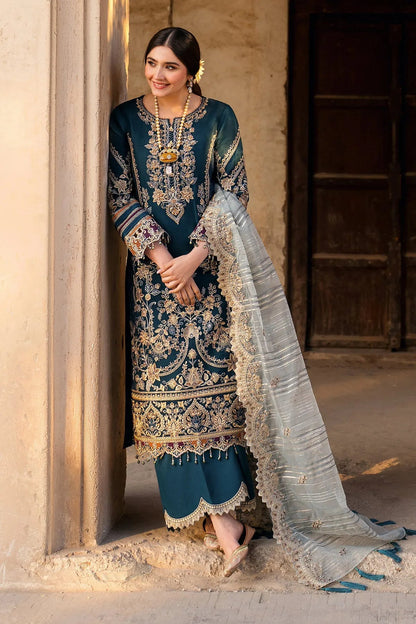 IMROZIA LUXURY EMBROIDERED CHIFFON - 3 PC UNSTITCHED