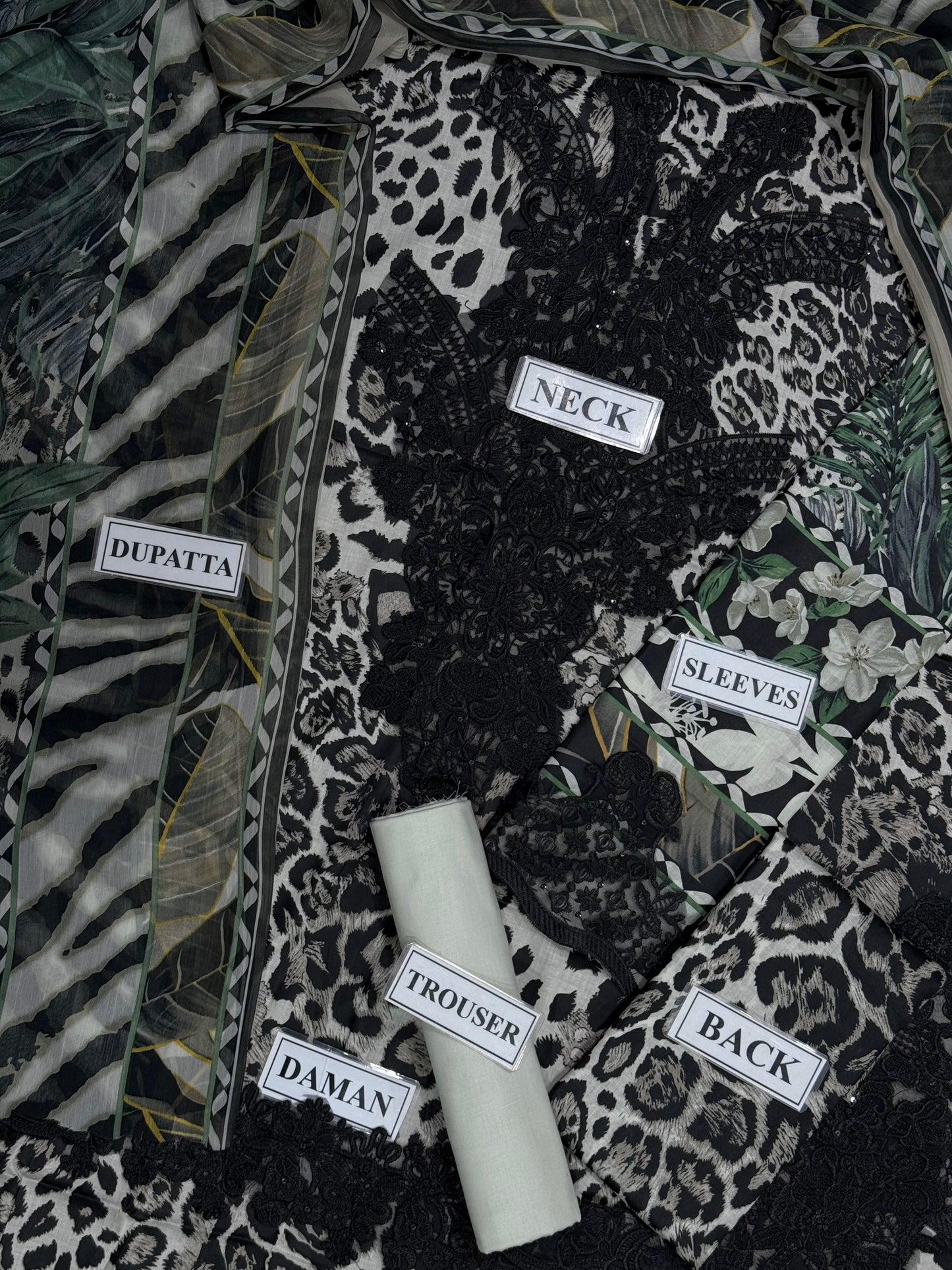 ELAF DIGITAL PRINTED EMBROIDERED LAWN - 3 PC UNSTITCHED