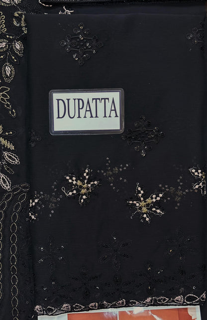LAVISH PREMIUM EMBROIDERED CHIFFON - 3 PC UNSTITCHED