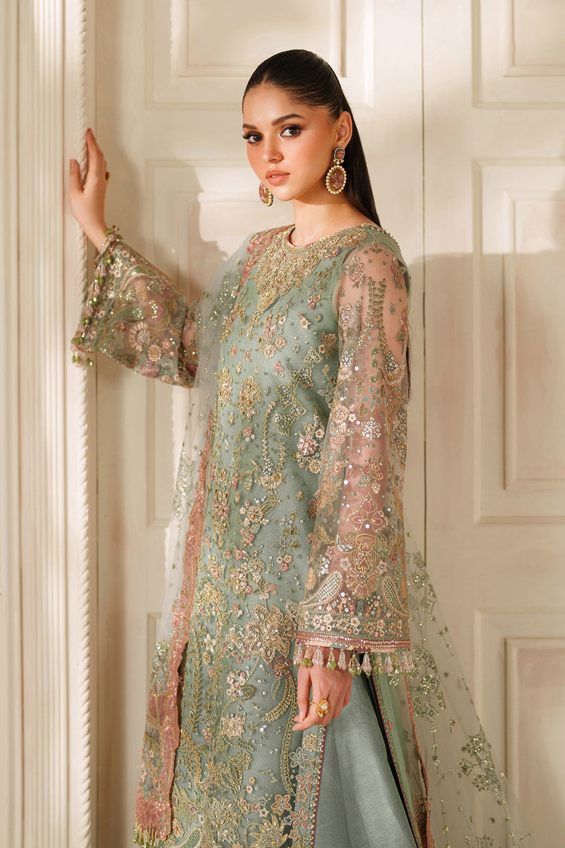 BAROQUE LUXURY EMBROIDERED CHIFFON - 3 PC UNSTITCHED