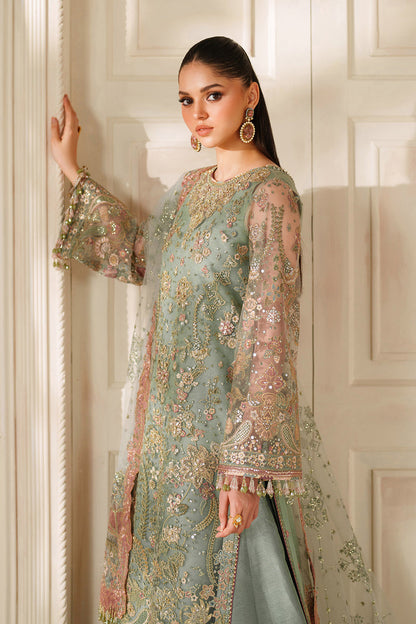BAROQUE LUXURY EMBROIDERED CHIFFON - 3 PC UNSTITCHED