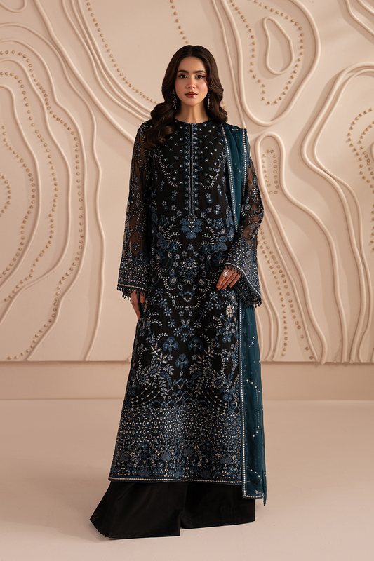 LAVISH PREMIUM EMBROIDERED CHIFFON - 3 PC UNSTITCHED