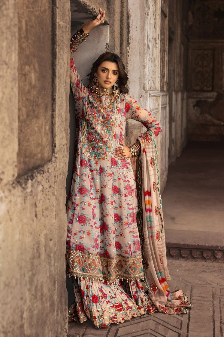 CHARIZMA EMBROIDERED CHIFFON  - 3 PC UNSTITCHED