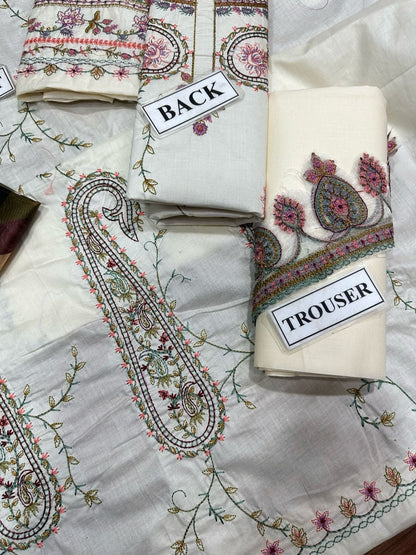 ZARA SHAHJAHAH EMBROIDERED LAWN - 3 PC UNSTITCHED