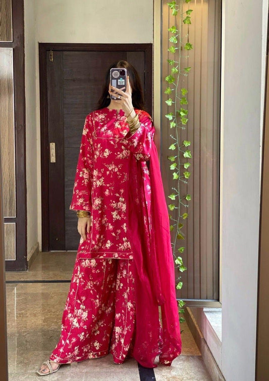 HOORAIN’S PRET DIGITAL PRINTED LAWN - 3 PC STITCHED