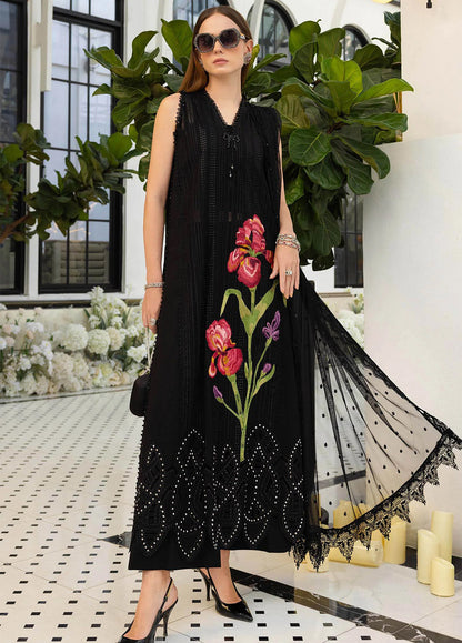 MARIA B LUXURY EMBROIDERED CHIFFON - 3 PC UNSTITCHED