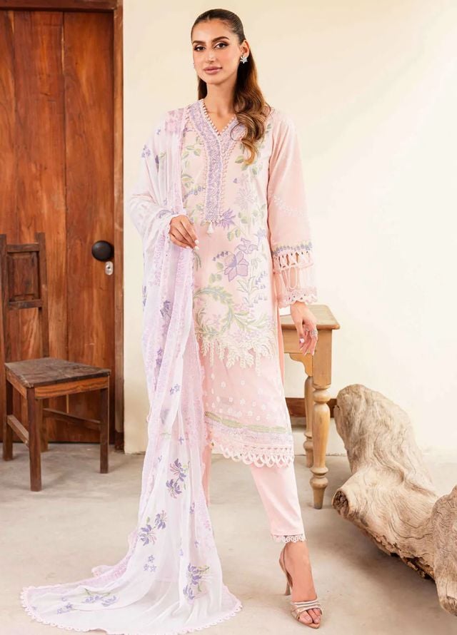 SABLE EMBROIDERED LAWN - 3 PC UNSTITCHED