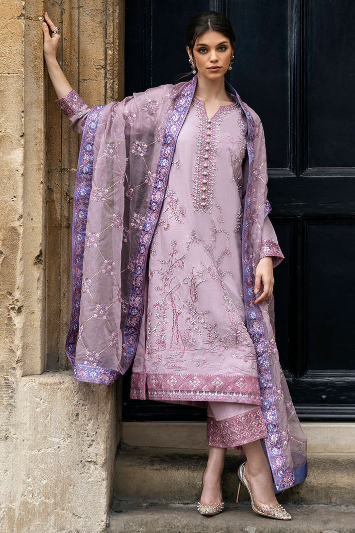 MUSHQ LUXURY EMBROIDERED SILK - 3 PC UNSTITCHED