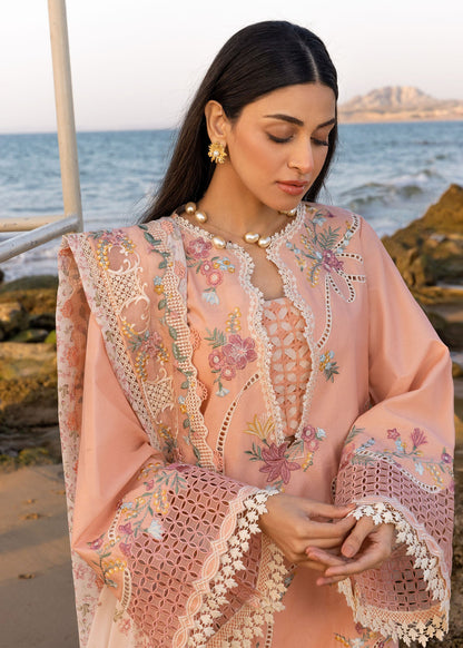 CRIMSON LUXURY EMBROIDERED LAWN - 3 PC UNSTITCHED