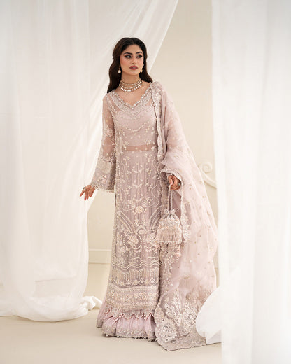 FAIZA SAQLAIN LUXURY EMBROIDERED ORGANZA - 3 PC UNSTITCHED