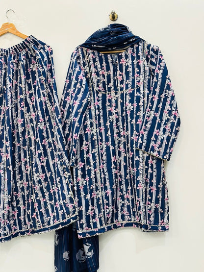 HOORAIN’S PRET DIGITAL PRINTED LAWN - 3 PC STITCHED