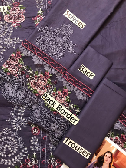 JADE CHIKANKARI EMBROIDERED LAWN - 3 PC UNSTITCHED