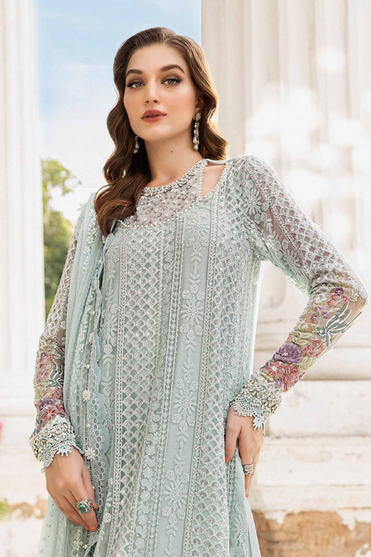 MARIA B LUXURY EMBROIDERED CHIFFON - 3 PC UNSTITCHED