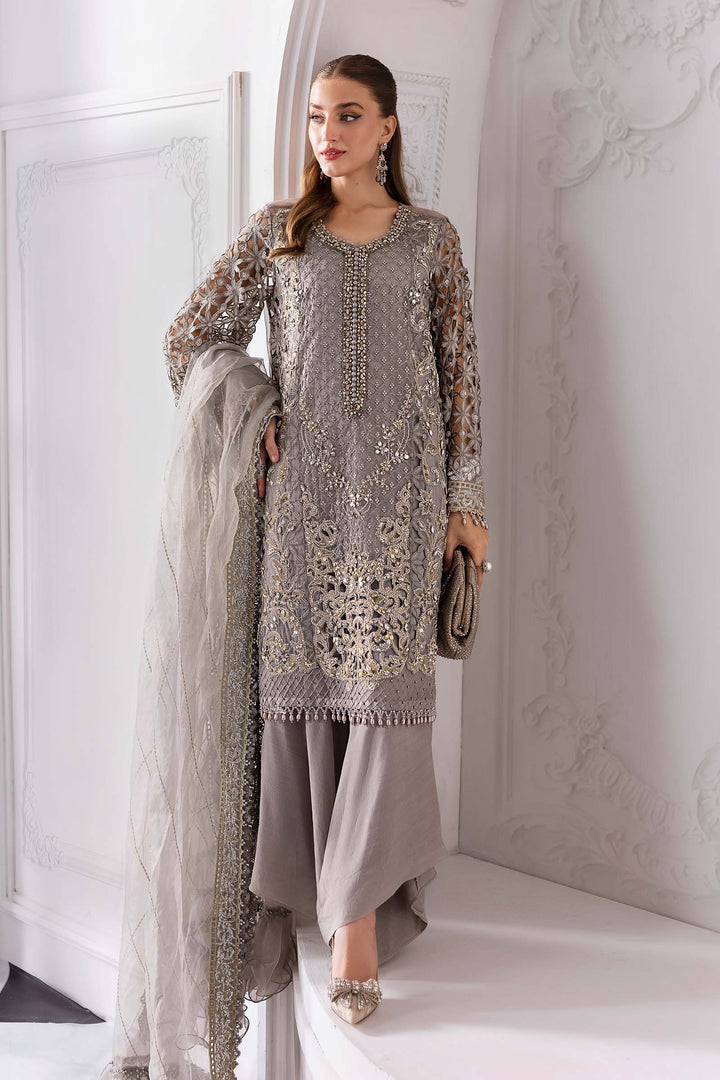 MARIA B LUXURY WEDDING EMBROIDERED ORGANZA - 3 PC UNSTITCHED