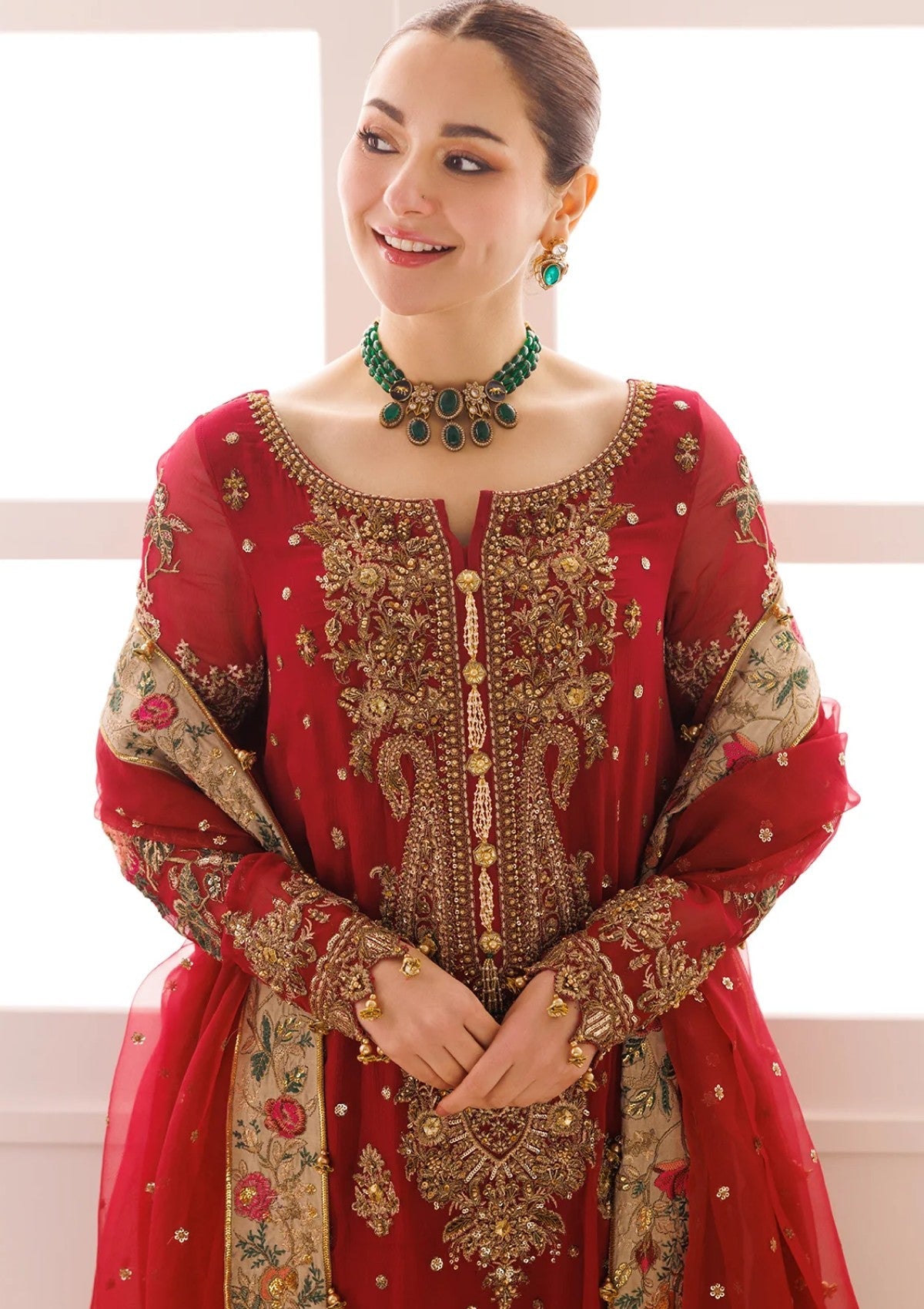CHARIZMA EMBROIDERED CHIFFON DRESS - 3 PC UNSTITCHED