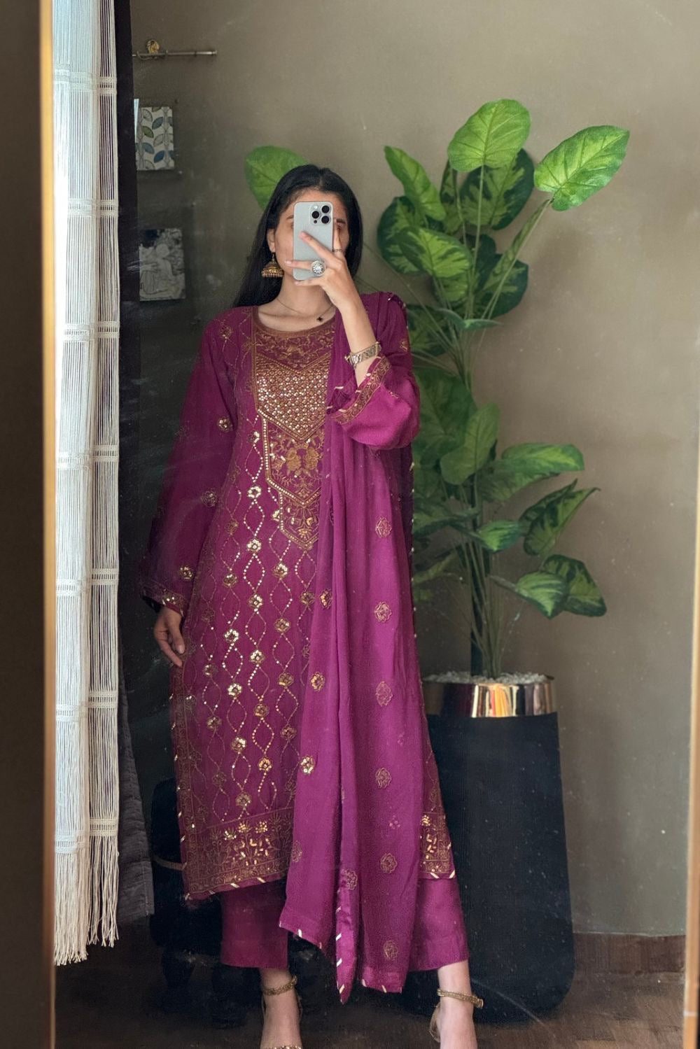 HOORAIN’S PRET LUXURY EMBROIDERED CHIFFON - 3 PC STITCHED