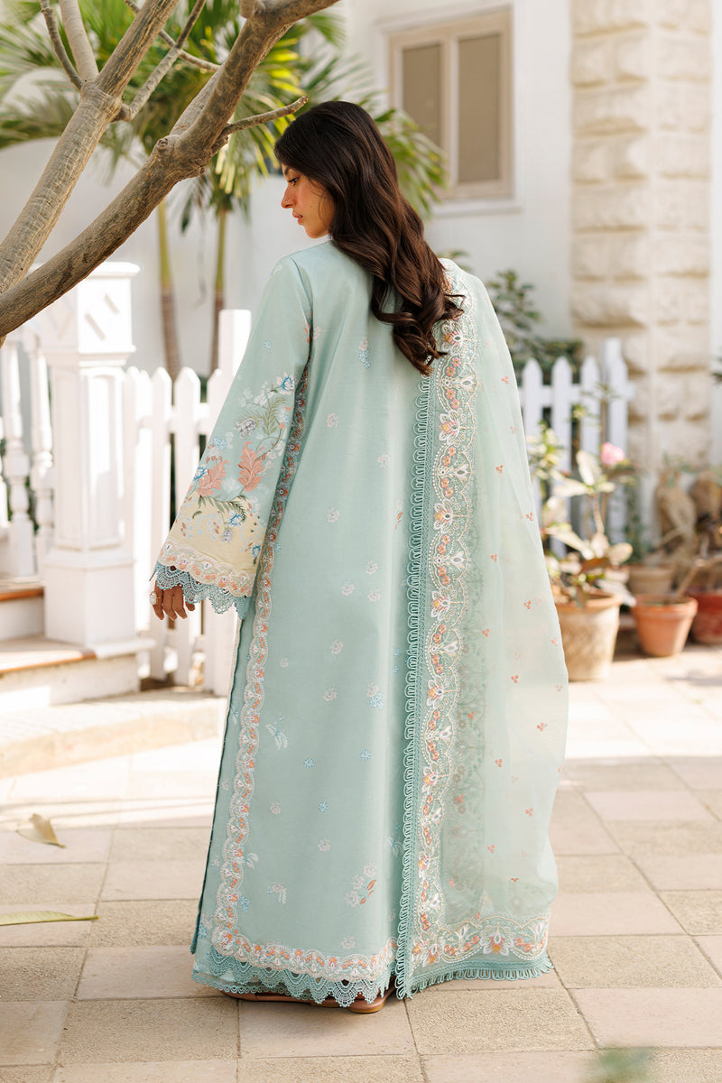 AFROZEH PRINTED EMBROIDERED LAWN - 3 PC UNSTITCHED