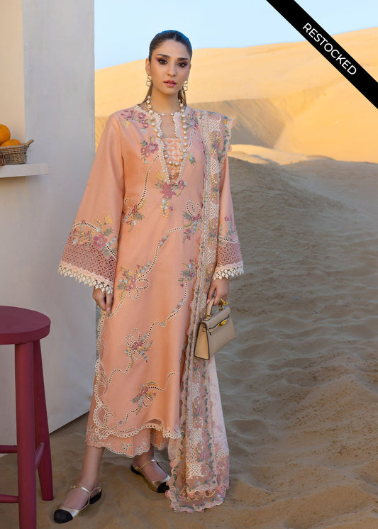 CRIMSON LUXURY EMBROIDERED LAWN - 3 PC UNSTITCHED