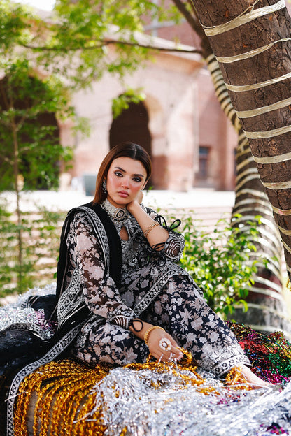 CHARIZMA PRINTED EMBROIDERED CHIFFON - 3 PC UNSTITCHED
