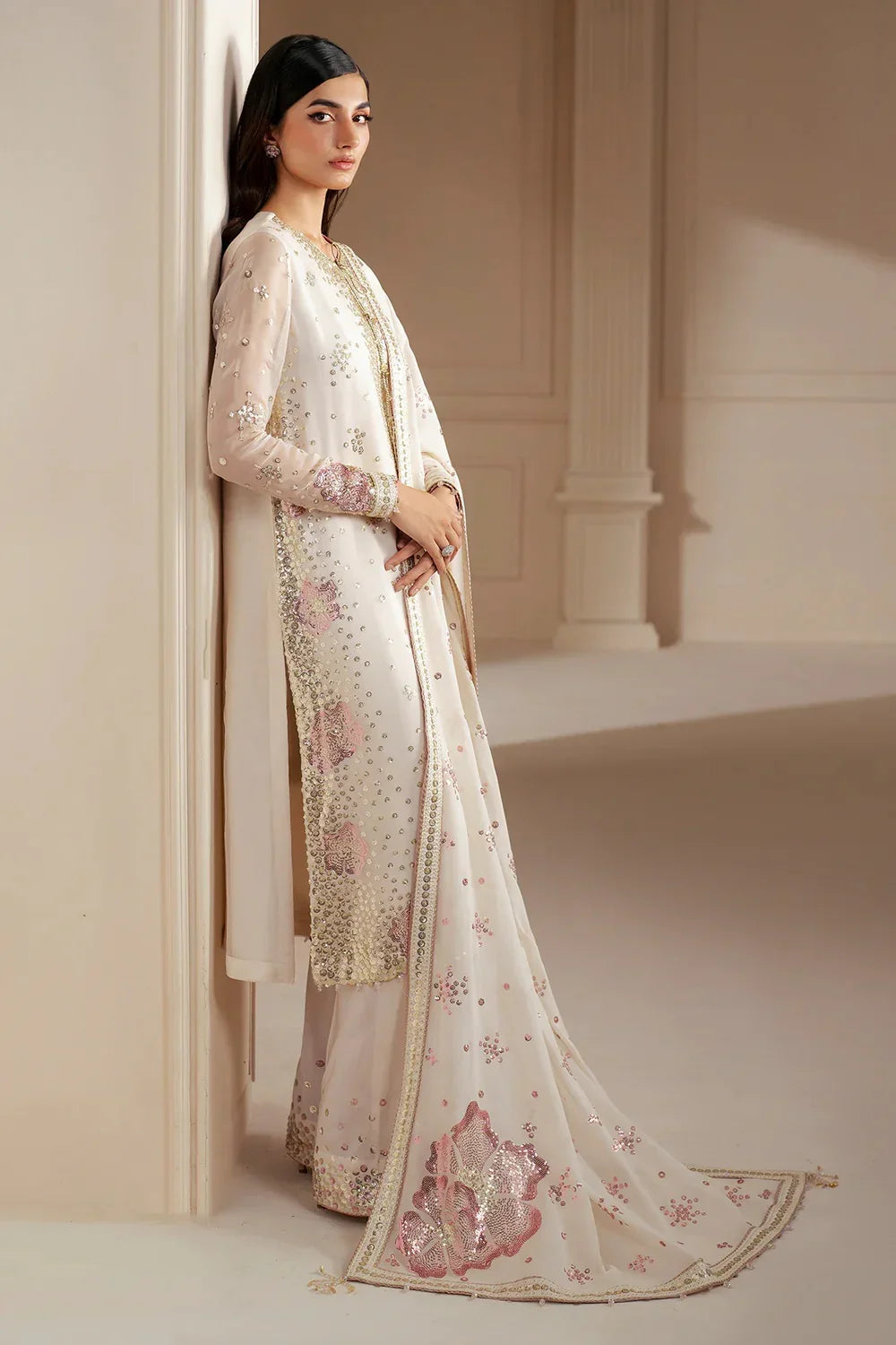 JAZMIN LUXURY EMBROIDERED CHIFFON - 3 PC UNSTITCHED