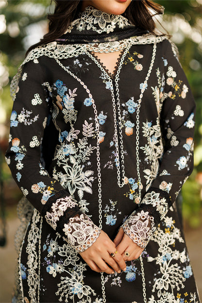 AFROZEH DIGITAL PRINTED LAWN EMBROIDERED - 3 PC UNSTITCHED