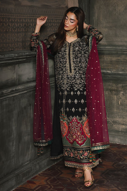 CHARIZMA LUXURY EMBROIDERED CHIFFON - 3 PC UNSTITCHED