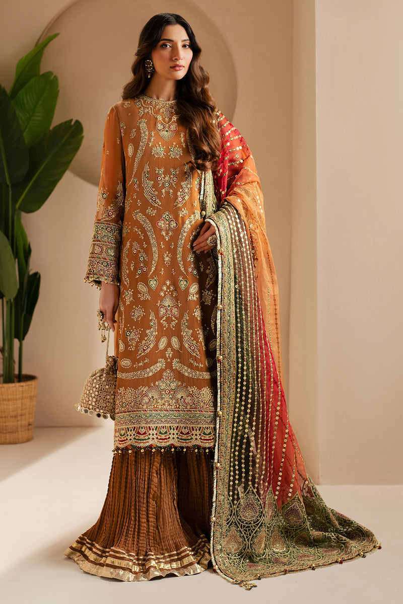 JAZMIN LUXURY EMBROIDERED CHIFFON - 3 PC UNSTITCHED