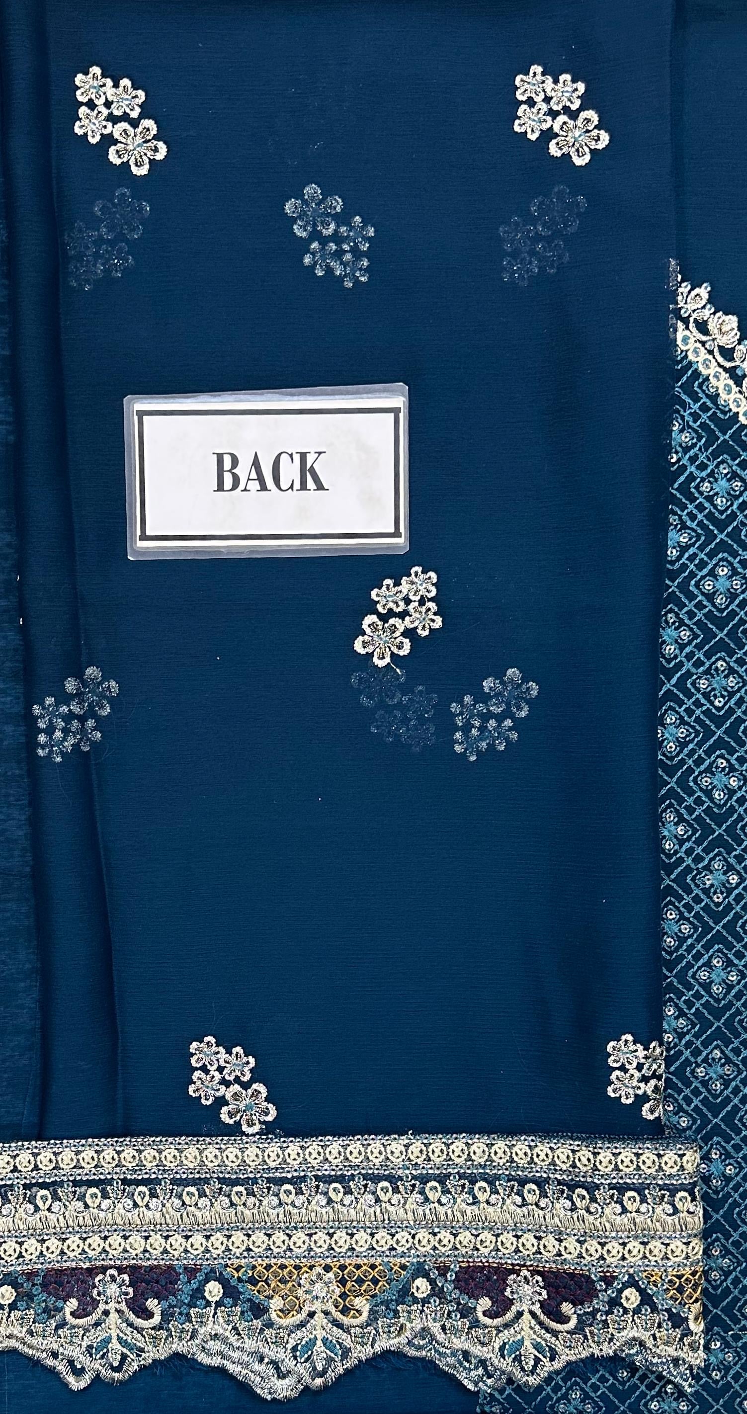 IMROZIA LUXURY EMBROIDERED CHIFFON - 3 PC UNSTITCHED