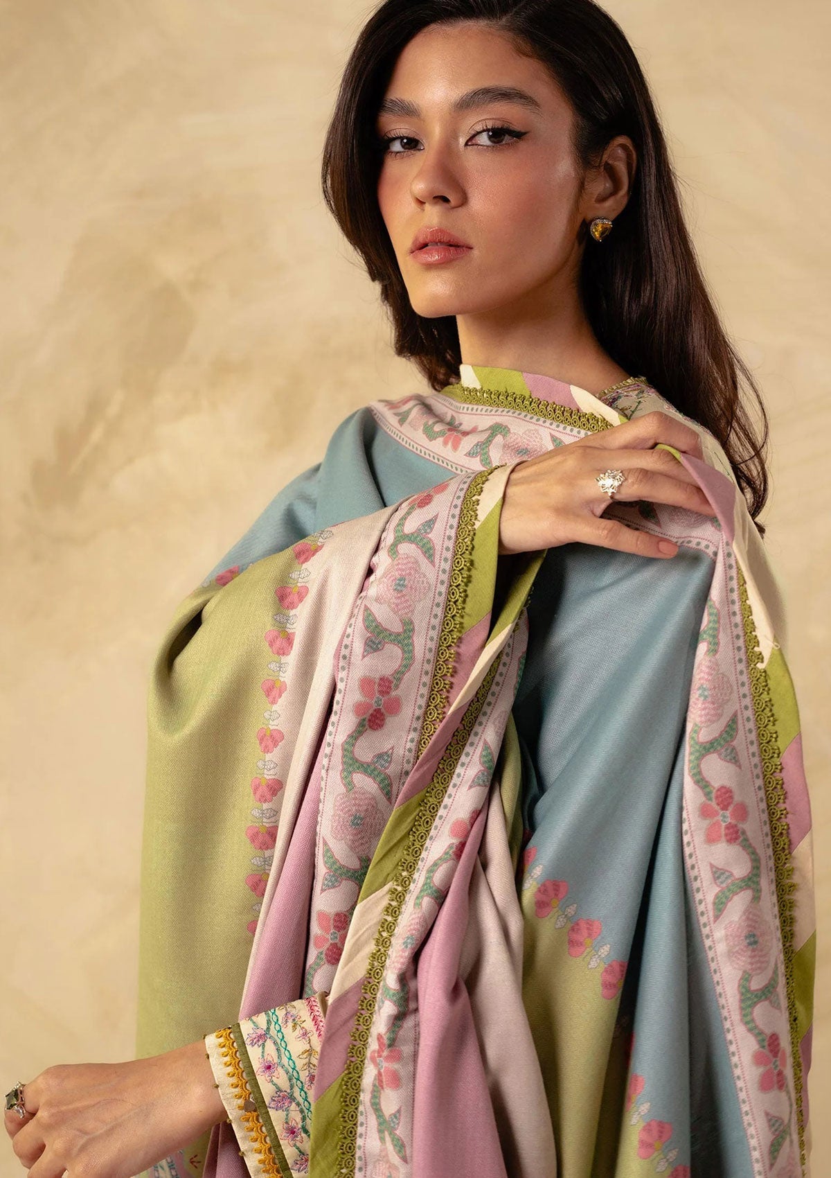 ZARA SHAHJAHAH EMBROIDERED LAWN - 3 PC UNSTITCHED