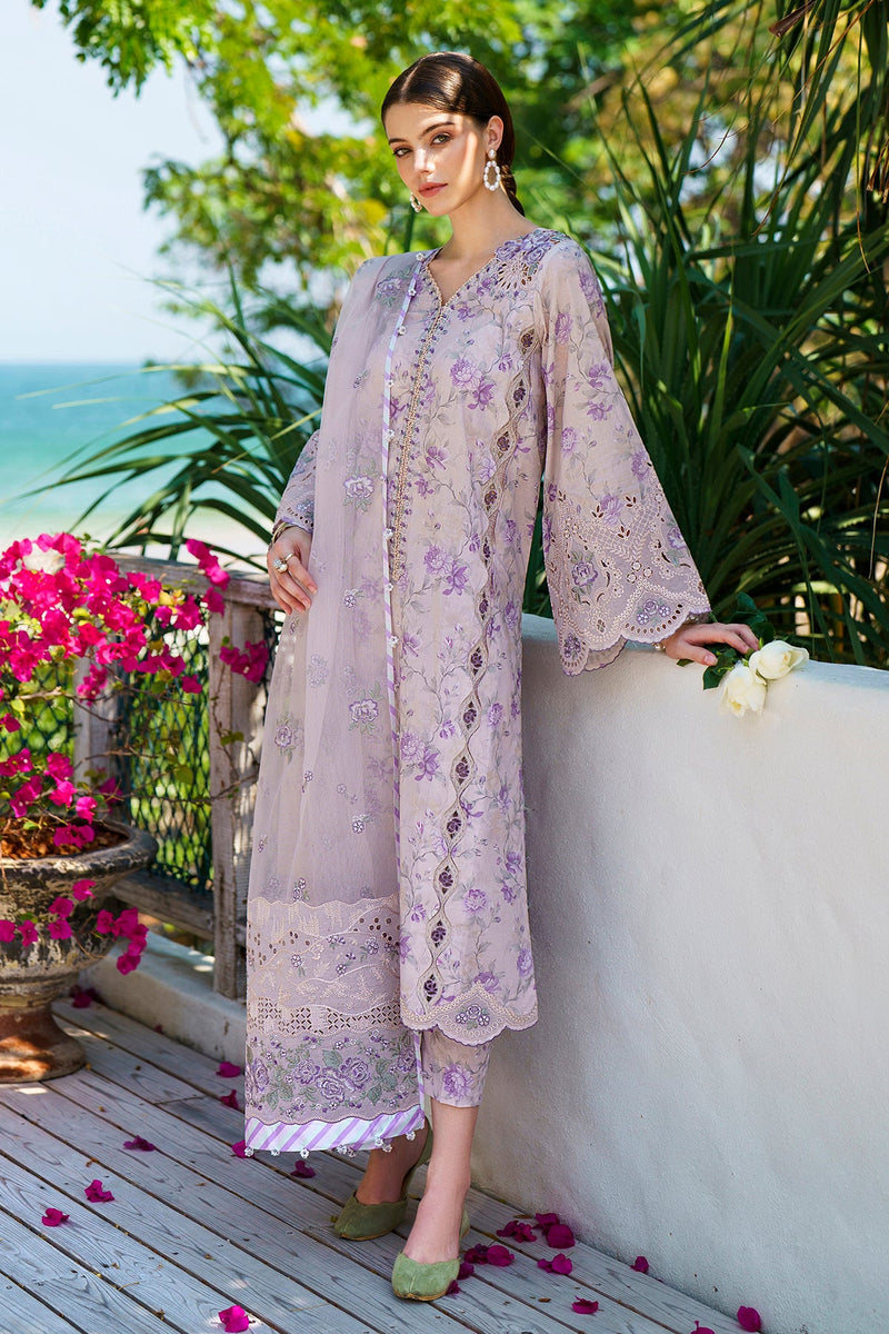 BAROQUE EMBROIDERED LAWN - 3 PC UNSTITCHED