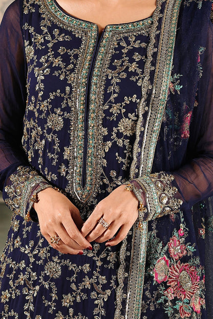 CHARIZMA LUXURY EMBROIDERED CHIFFON - 3 PC UNSTITCHED