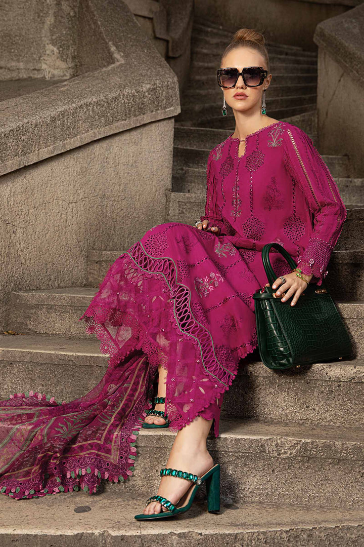 MARIA B FORMALS CUTWORK EMBROIDERED LAWN - 3 PC UNSTITCHED