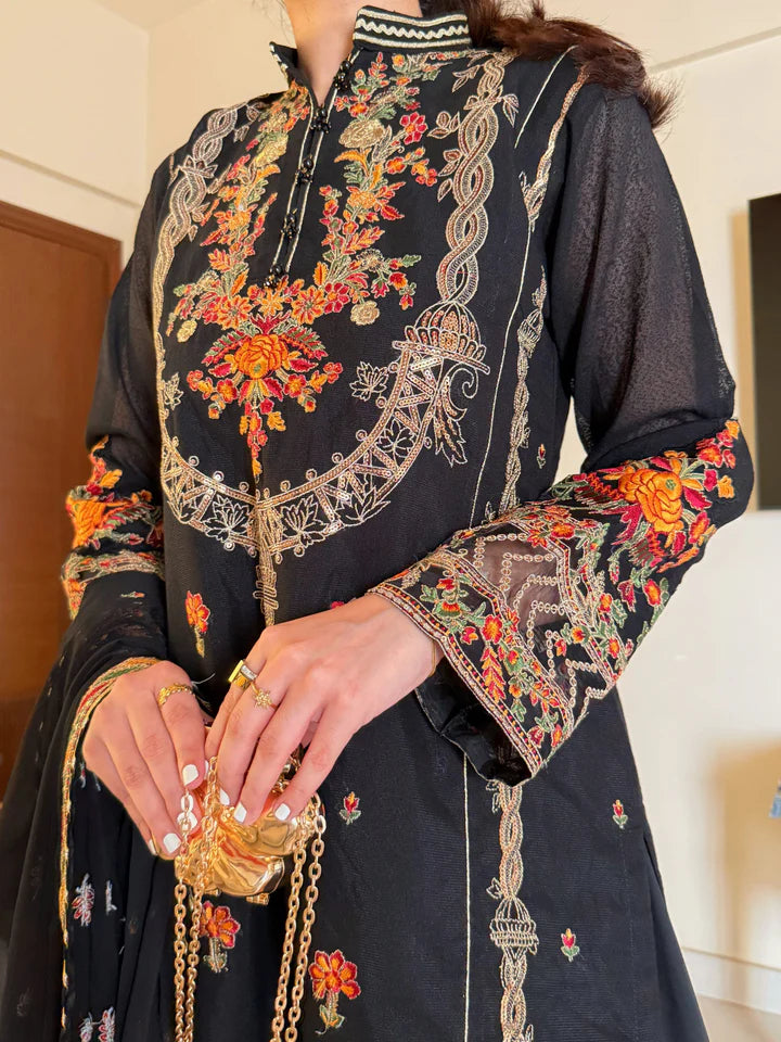 3 PC KHADDI NET (MISHI) - STITCHED