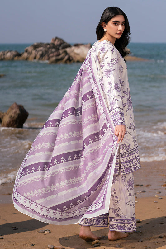 JAZMIN PRINTED & EMBROIDERED LAWN - 3 PC UNSTITCHED
