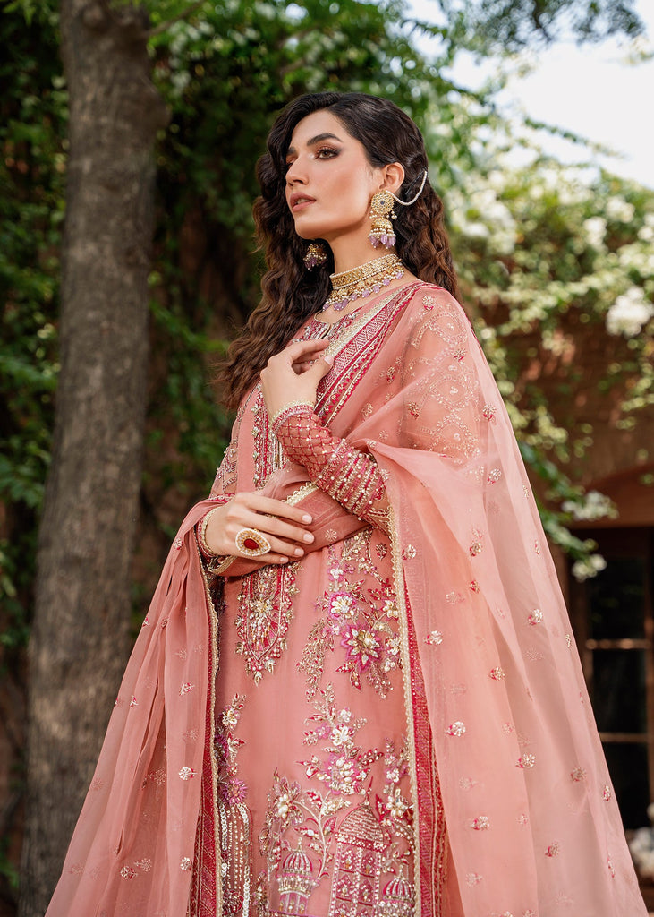 AKBAR ASLAM LUXURY WEDDING EMBROIDERED ORGANZA - 3 PC UNSTITCHED