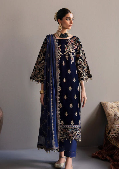 EMAAN ADEEL LUXURY EMBROIDERED VELVET - 3 PC UNSTITCHED
